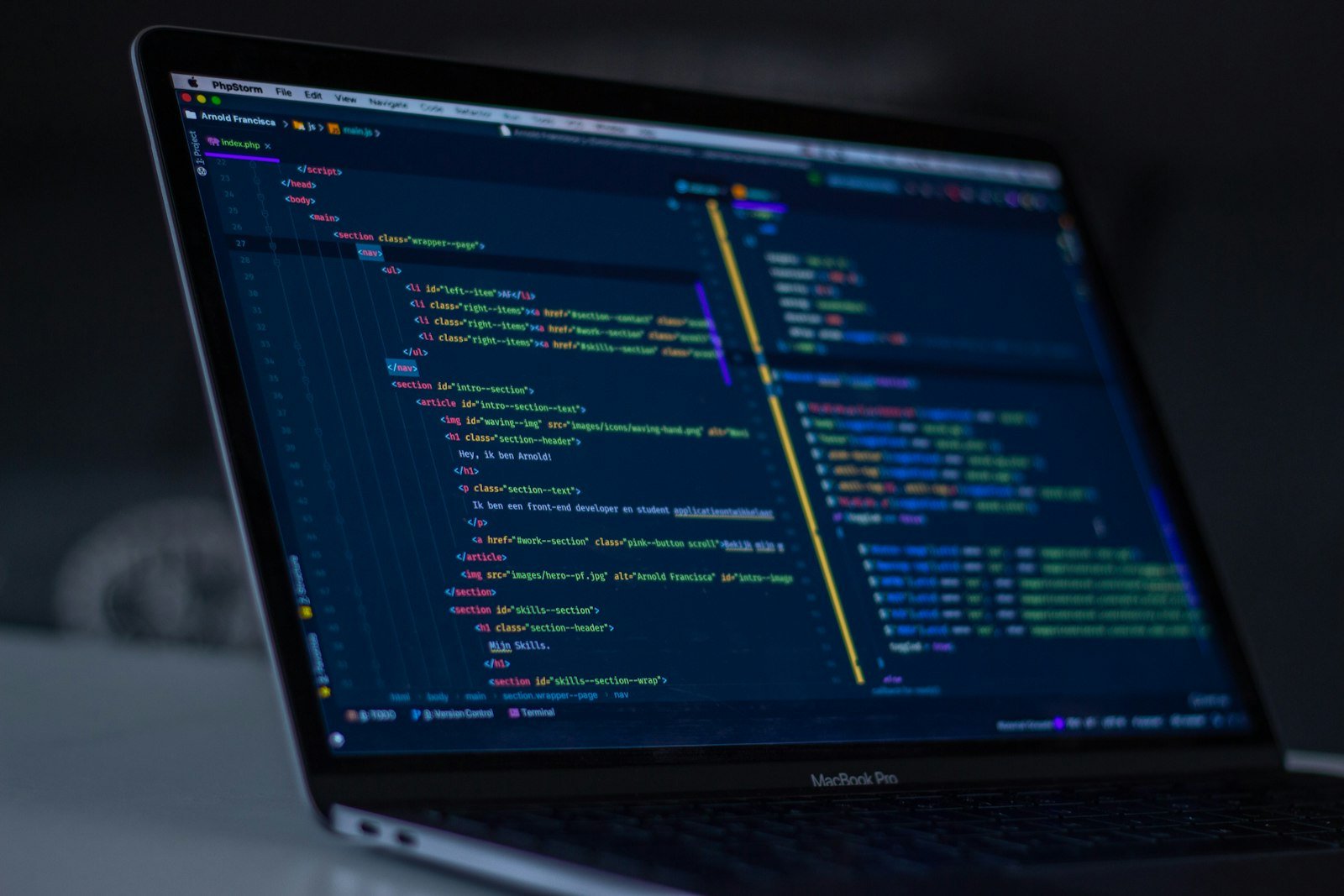 An engineer building a custom automation workflow